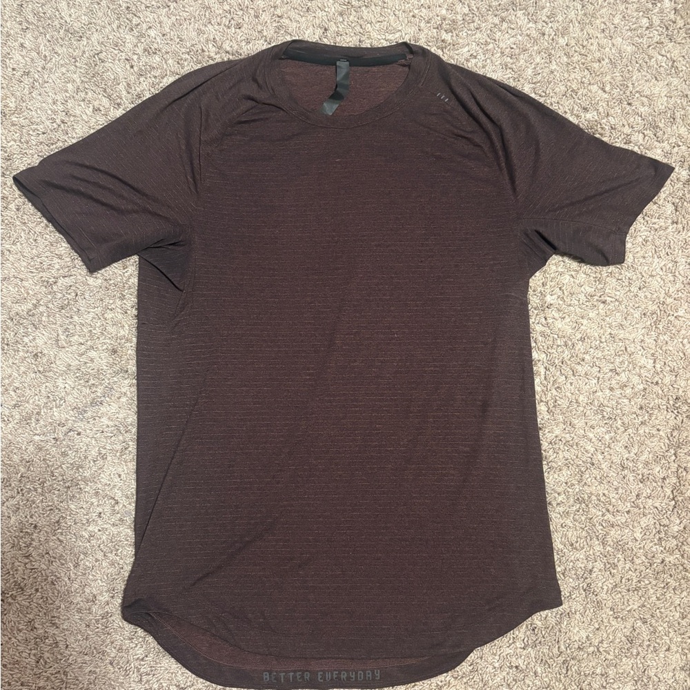 lululemon athletica Dark Brown Short Sleeve Tee